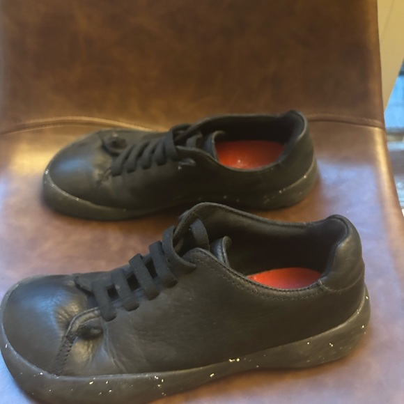 Camper black leather shoes main image 4
